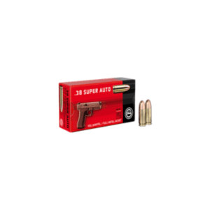 GECO .38 SUPER AUTO FULL METAL JACKETED ROUND - NOSE 124 GR