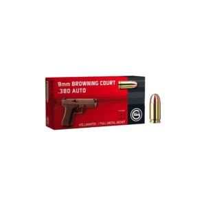 GECO 9 MM BROWNING COURT FULL METAL JACKETED ROUND - NOSE 95 GR