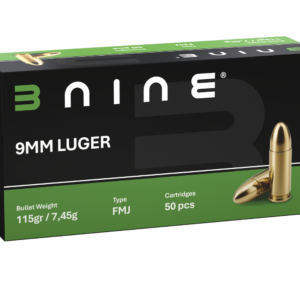 B NINE 9MM 115gr. FMJ