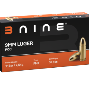 Β ΝΙΝΕ 9ΜΜ PCC,116gr. FMJ