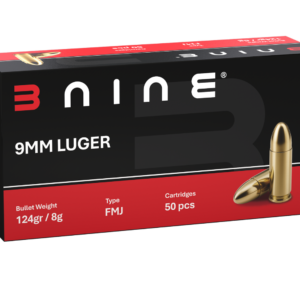B NINE 9MM 124gr. FMJ
